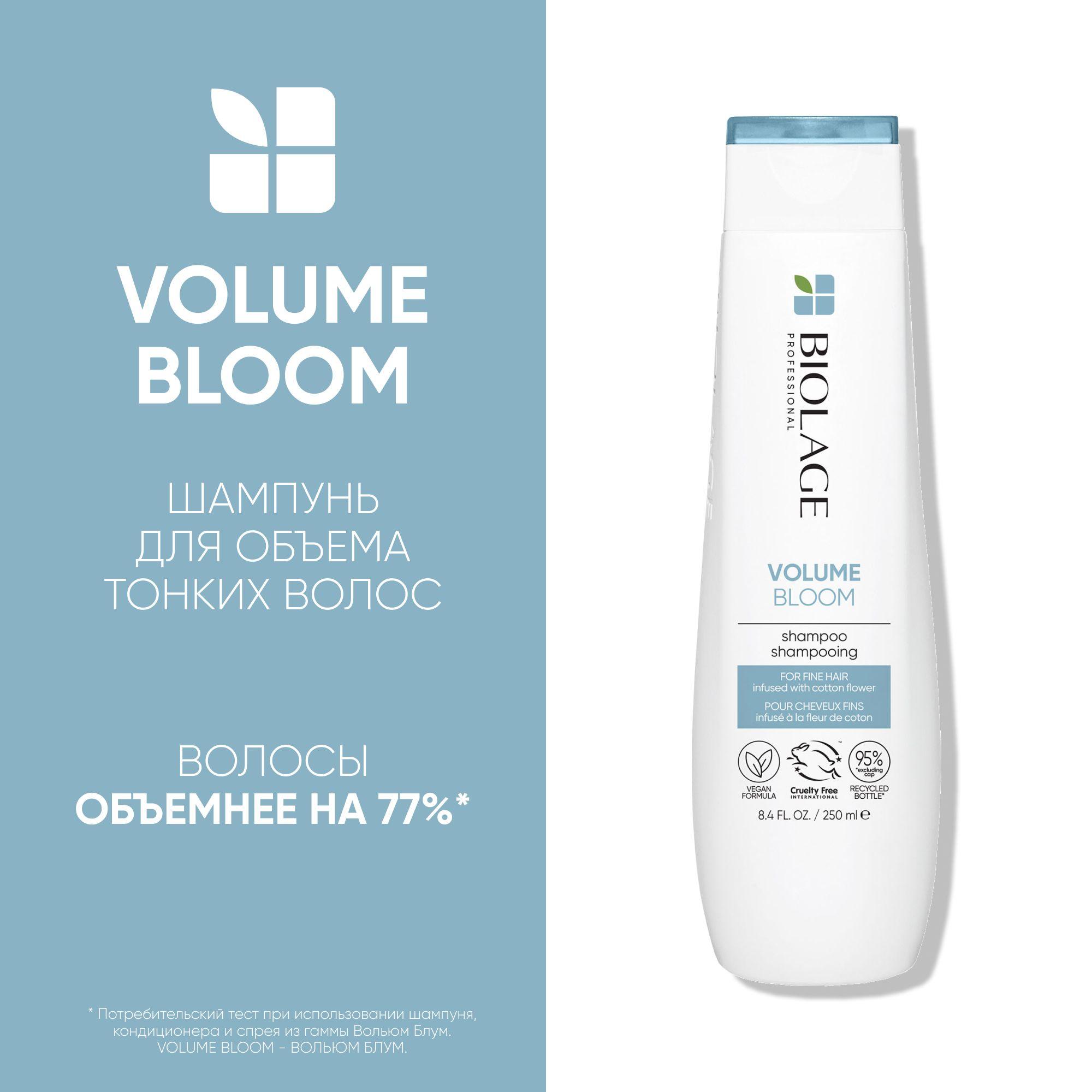 Biolage Volume Bloom Профессиональный шампунь для объема тонких волос, 250 мл