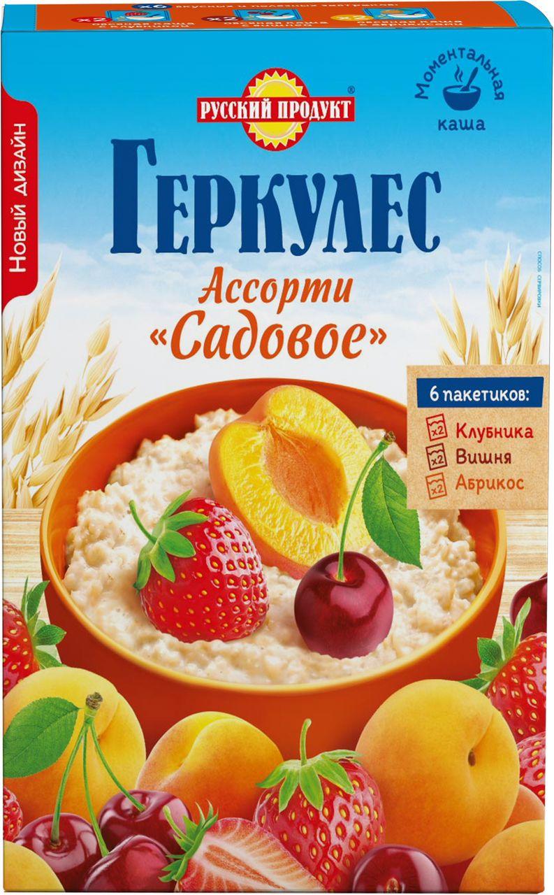 Каша Русский Продукт овсяная Ассорти № 3 35 г x 6 шт