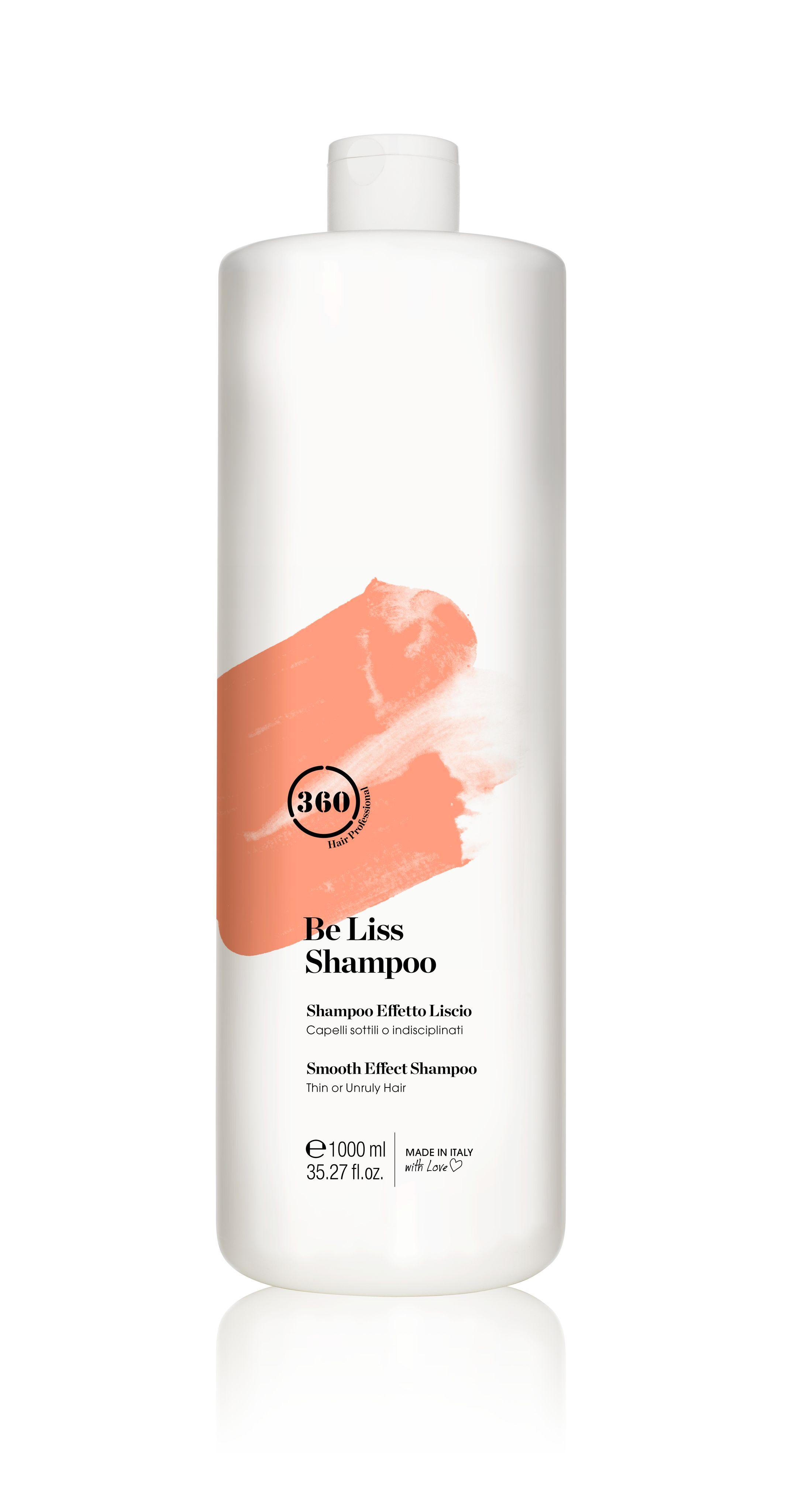 Разглаживающий шампунь для вьющихся и непослушных волос-Be Liss Shampoo 360 Hair Professional 1000 ML