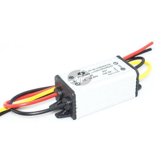 Преобразователь напряжения DC-DC 15-80v на 12v для электросамокатов и других