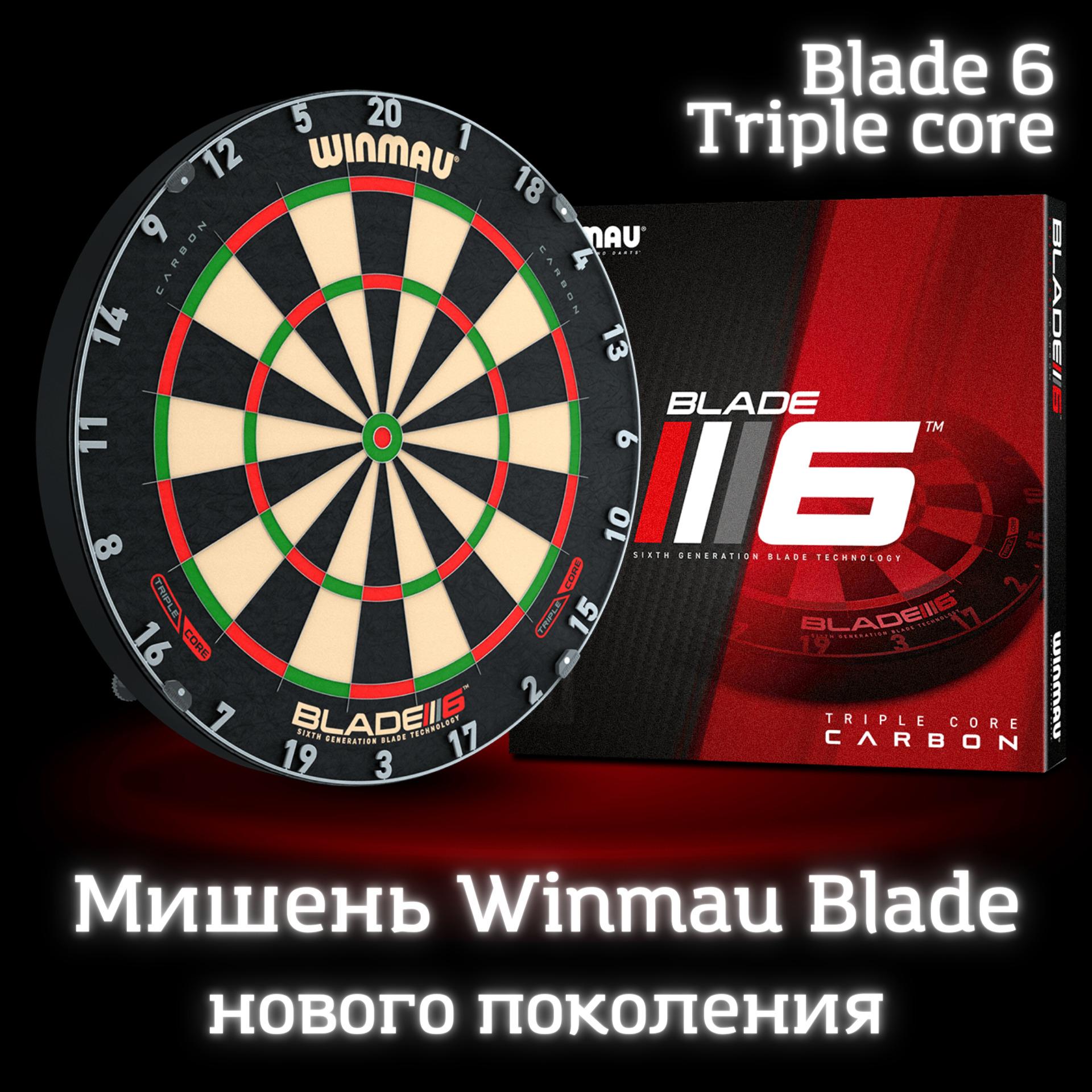 Мишень для дартс, Winmau Blade 6 Triple Core