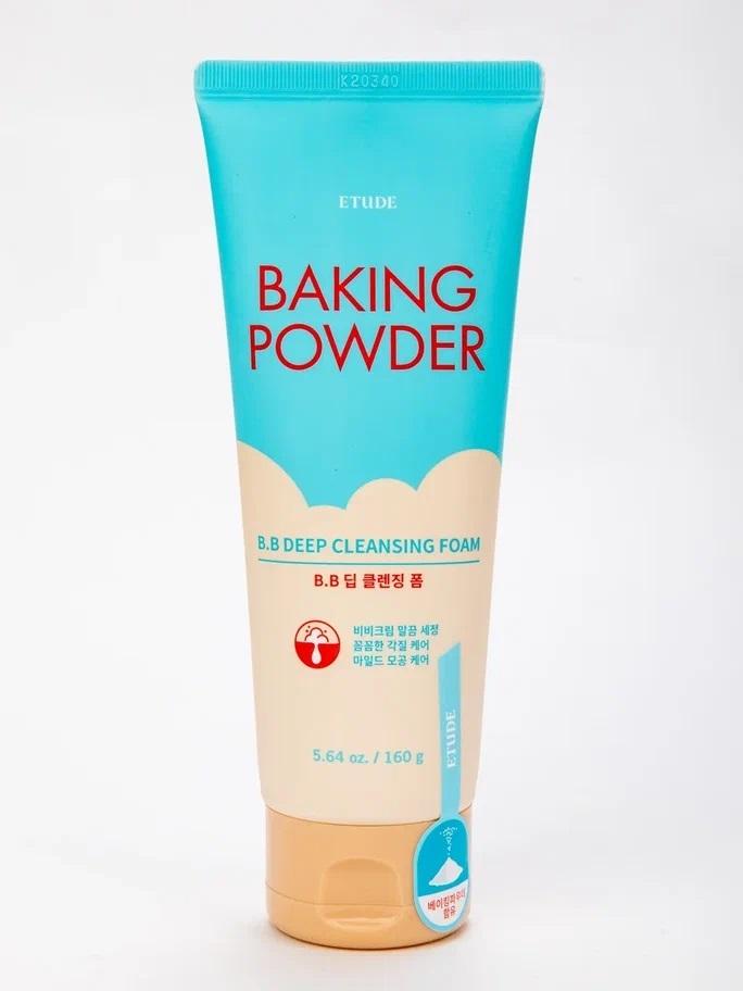 Etude House Пенка для умывания и глубокой очистки Baking Powder BB Deep Cleansing Foam, 160 мл