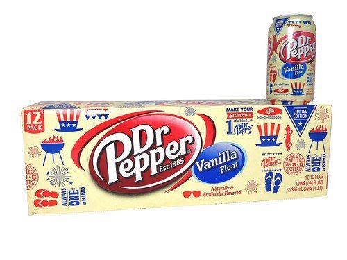 Газированный напиток Dr.Pepper Vanilla Float/, 335 мл х 12 шт