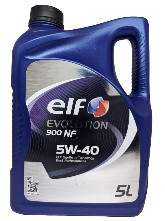 ELF EVOLUTION 900 NF 5W-40 Масло моторное, Синтетическое, 5 л