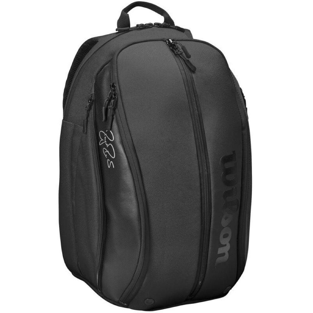 Теннисный рюкзак Wilson FEDERER DNA BACKPACK BLACK (черный)