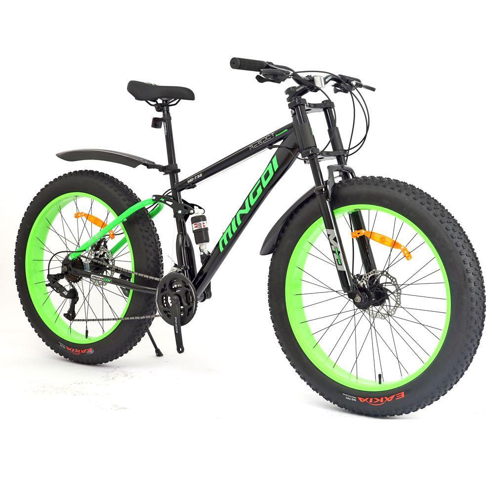 Mingdi Велосипед Fat-bike, 26MD-732-24S GMINDI, 26-дюймовый новый высококачественный велосипед, 24 скорости, снежный пляжный велосипед, ширина шины 4,0