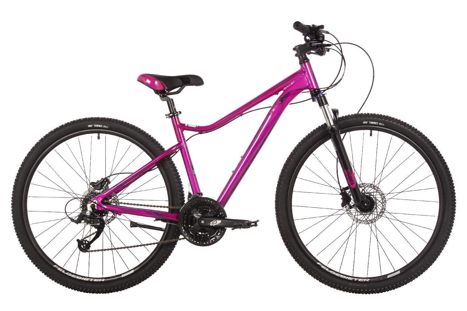 Stinger Велосипед Горный, женский STINGER laguna pro 27.5" 2023, 19", розовый