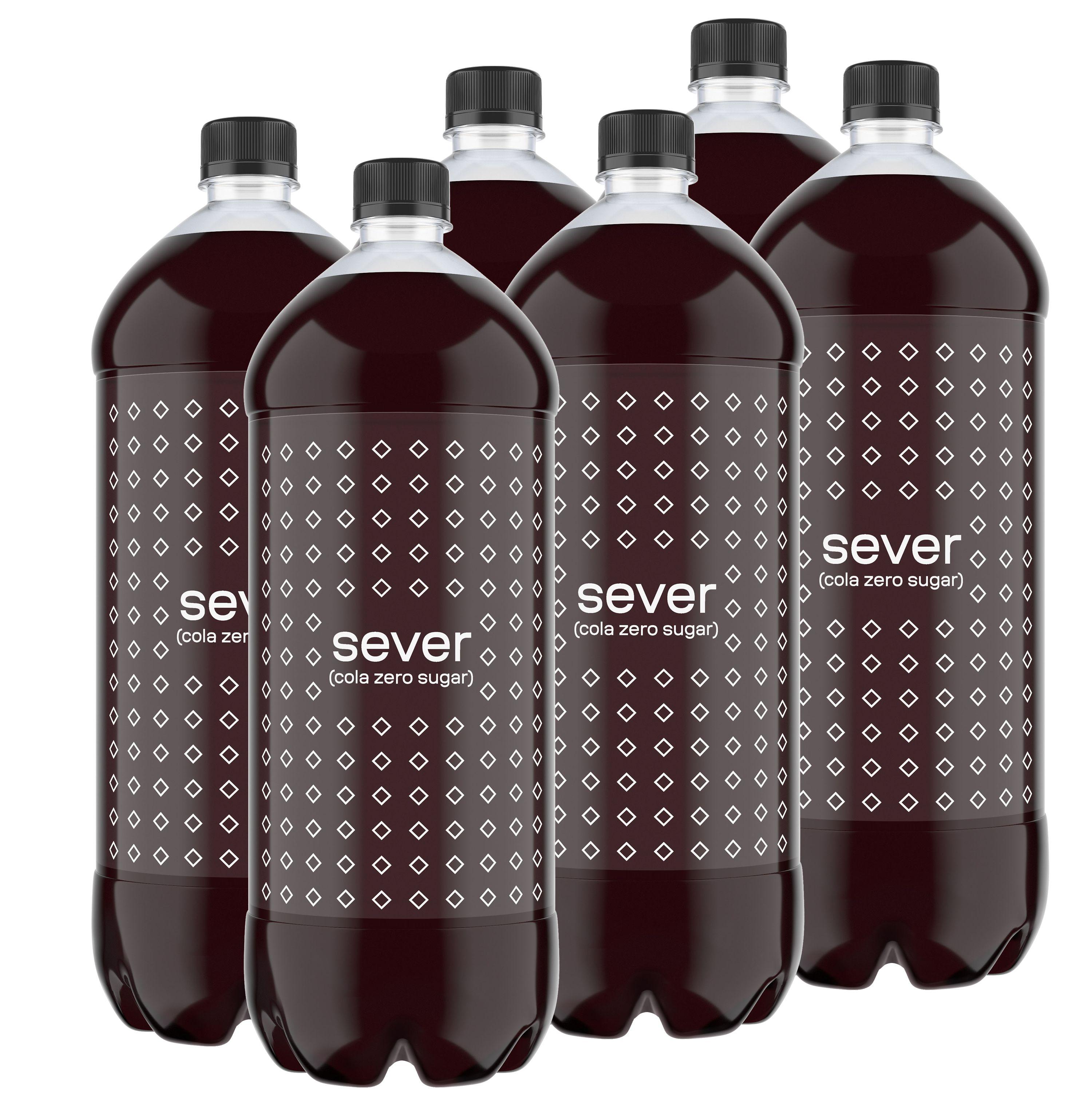 Газированный напиток Sever Cola Zero Sugar, 6 шт x 2 л