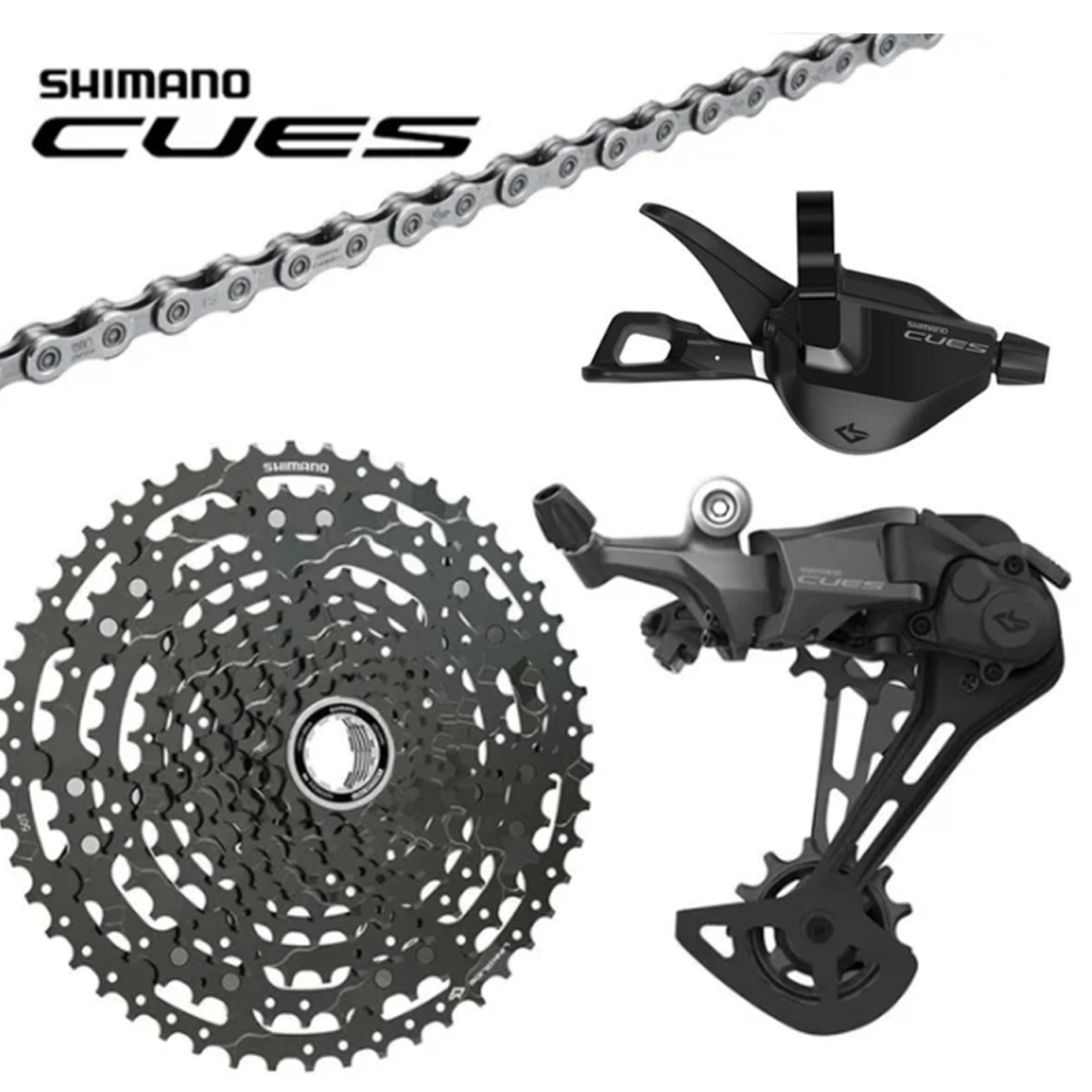 Shimano CUES U6000, набор скоростей 1x10, переключение SL-R/RD, муфта свободного хода, цепь, (набор из 4)