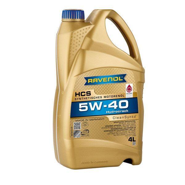 RAVENOL HCS 5W-40 Масло моторное, Синтетическое, 4 л