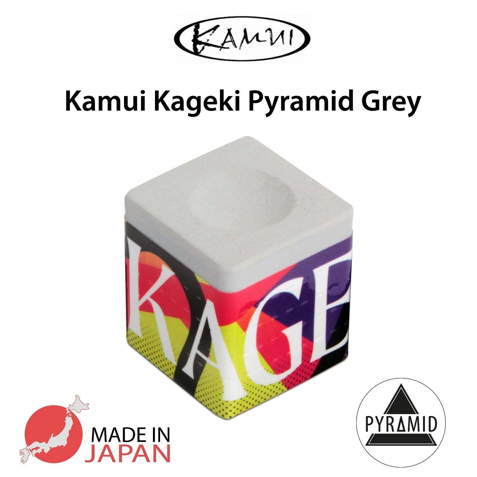 Мел для бильярда Kamui Kageki Pyramid Grey, серый, 1 шт.