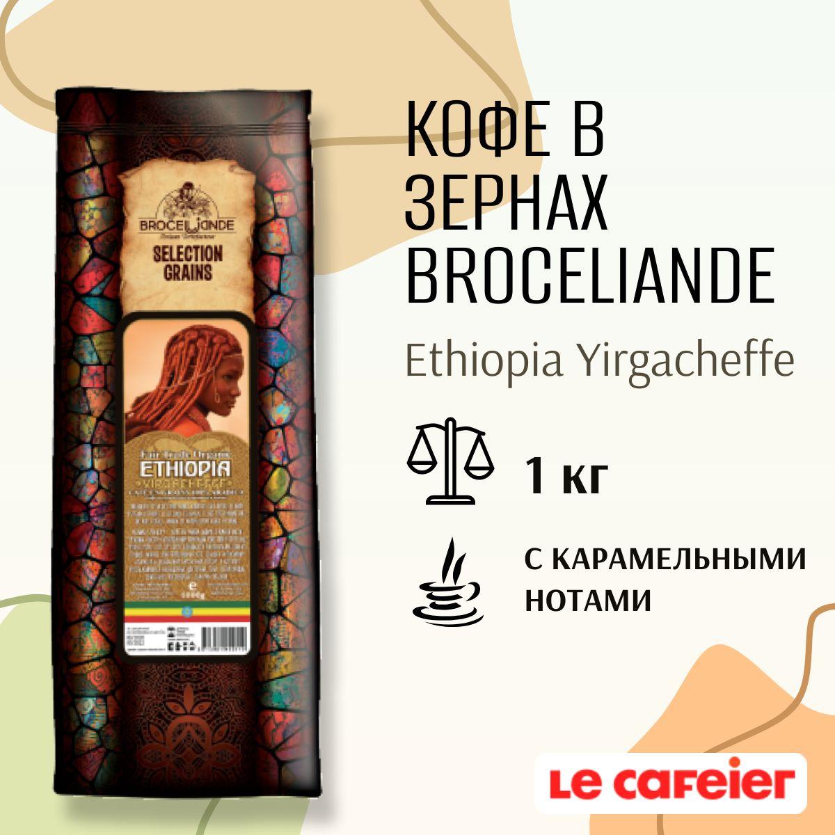 Кофе в зернах Broceliande Ethiopia Yirgacheffe (Броселианд Эфиопия) 1кг