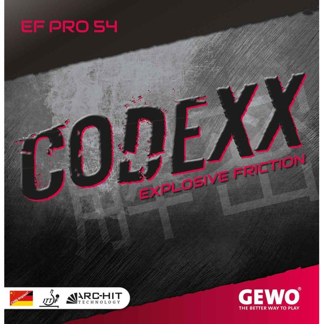 Накладка GEWO Codexx EF Pro 54 Красный 2.2