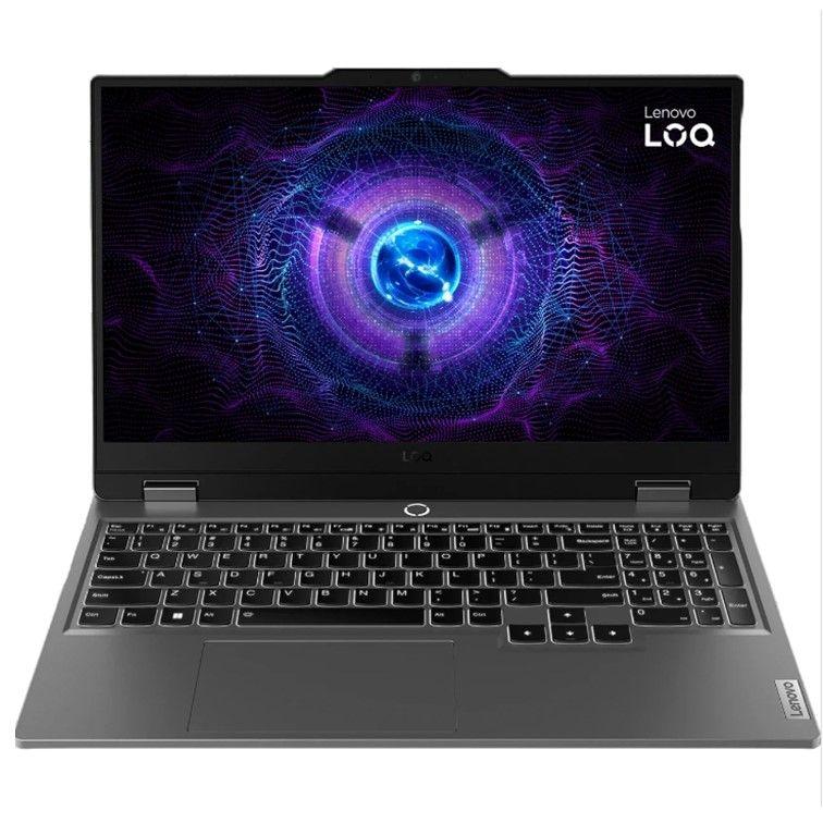 Lenovo LOQ 15IAX9 Игровой ноутбук 15.6", Intel Core i5-12450HX, RAM 16 ГБ, SSD, NVIDIA GeForce RTX 3050 (6 Гб), Без системы, (83GS005NRK), серый, Русская раскладка