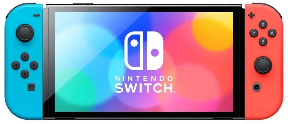 Игровая приставка Nintendo Switch OLED 256 Гб неоновый