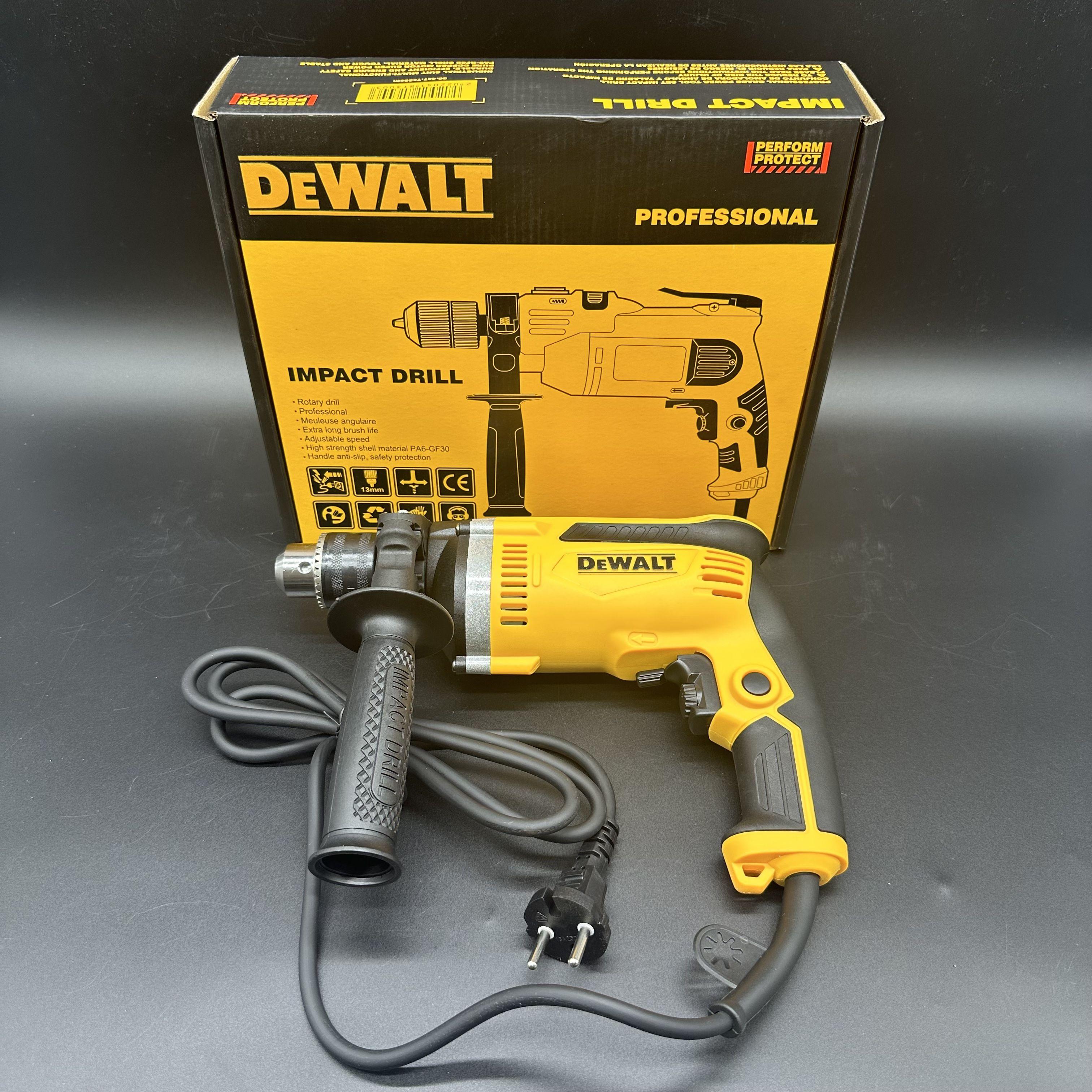 Дрель ударная DeWalt электрическая 1500W