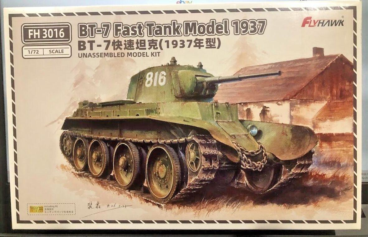 Сборная модель танка BT-7 Fast Tank(Model 1937) FH3016, масштаб 1/72