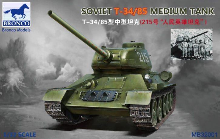 Bronco Models | MB32001 Bronco Советский средний танк T-34/85 (1:32)