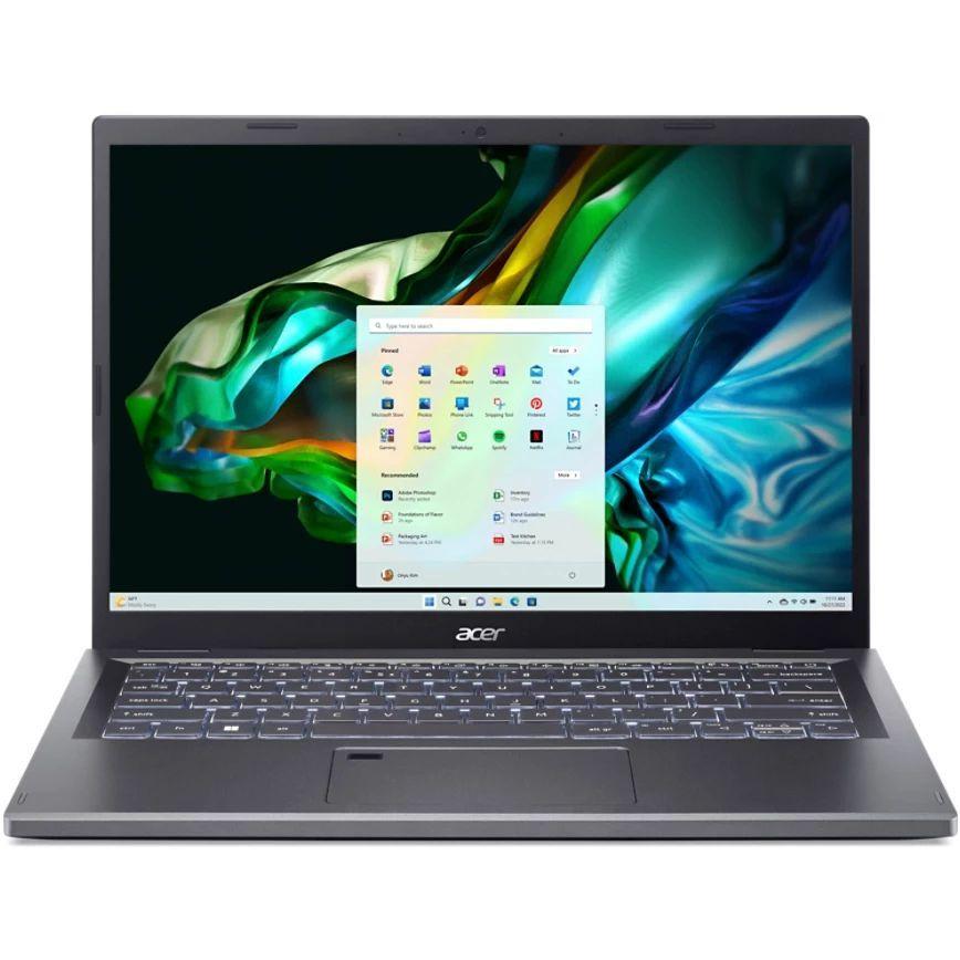 Acer Aspire 5 A514-56M-578V Ноутбук 14", Intel Core i5-1335U, RAM 8 ГБ, SSD 512 ГБ, Intel Iris Xe Graphics, Windows Home, (NX.KH7CD.005), серый, Русская раскладка