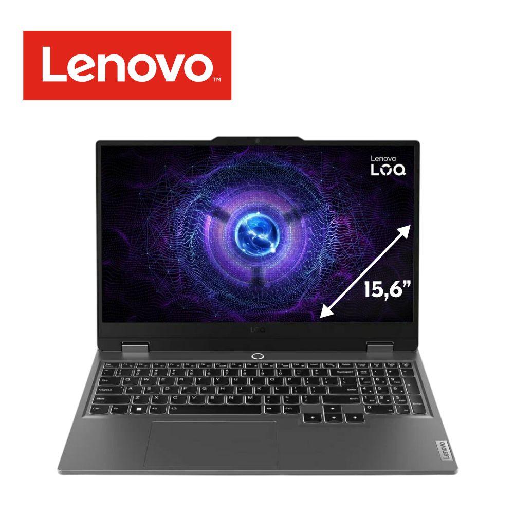 Lenovo LOQ 15IAX9 Игровой ноутбук 15.6", Intel Core i5-12450HX, RAM 16 ГБ, SSD 512 ГБ, NVIDIA GeForce RTX 3050 (6 Гб), Без системы, (83GS005NRK), серый, Русская раскладка