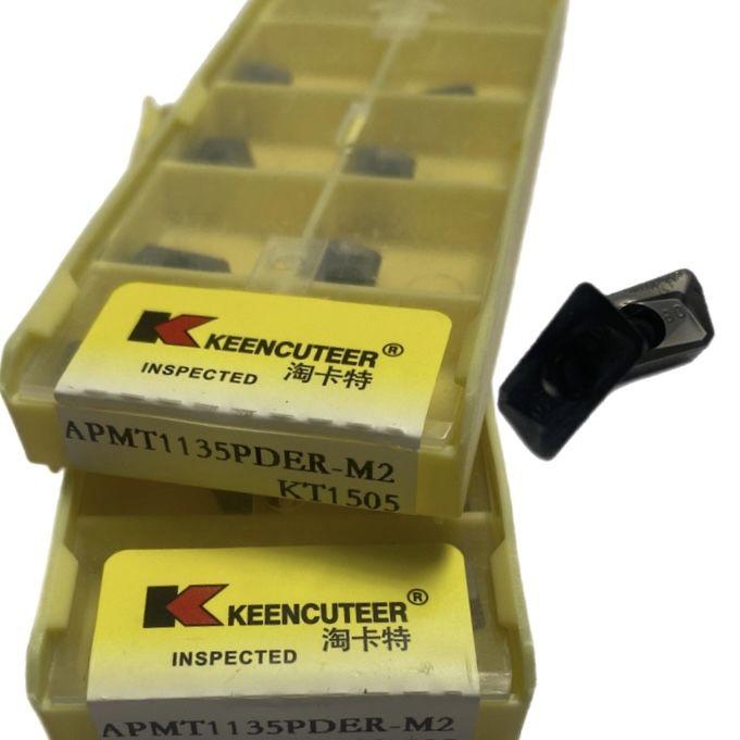 Твердосплавные сменные пластины (10шт) keencuteer APMT1135pder-m2 kt1505