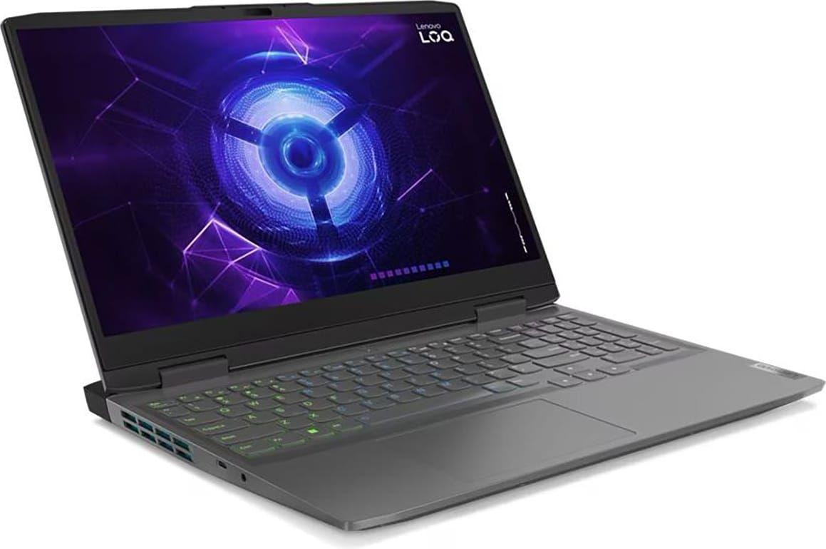 Lenovo LOQ 15IRH8 Игровой ноутбук 15.6", Intel Core i5-12450H, RAM 16 ГБ, SSD 512 ГБ, NVIDIA GeForce RTX 4050 для ноутбуков (6 Гб), Без системы, (82XV00XCRK), серый, Русская раскладка