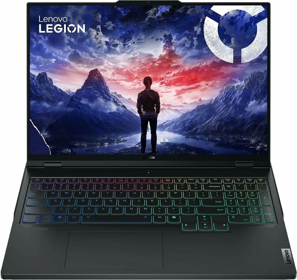 Lenovo Legion Pro 7 (16IRX9H) Игровой ноутбук 16", Intel Core i9-14900HX, RAM 32 ГБ, SSD 2048 ГБ, NVIDIA GeForce RTX 4080 (12 Гб), Windows Home, черный, Русская раскладка