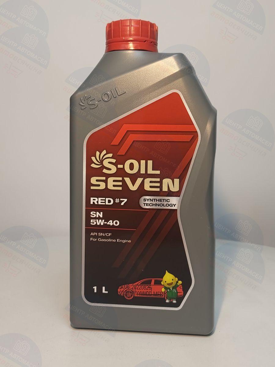 S-OIL SEVEN 5W-40 Масло моторное, Синтетическое, 1 л