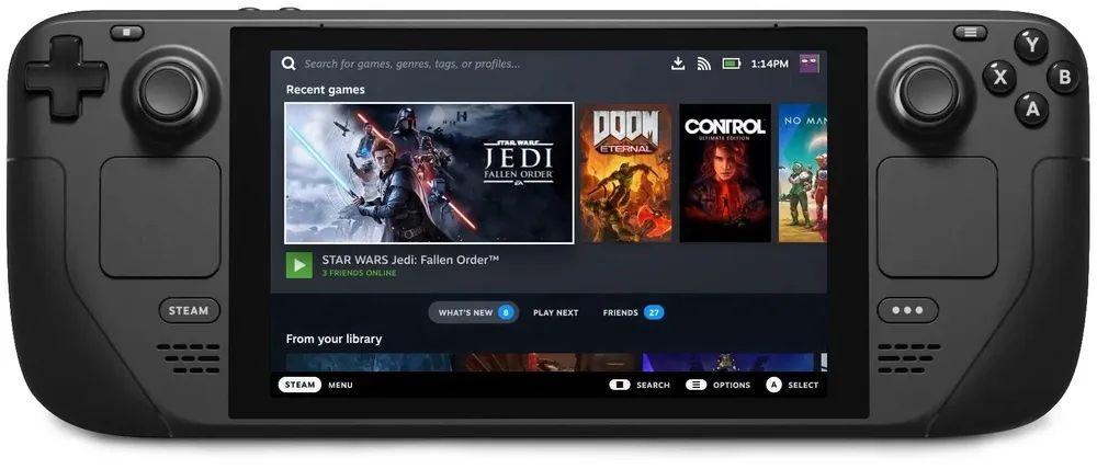 Портативная игровая консоль Valve Steam Deck стим дек 64GB