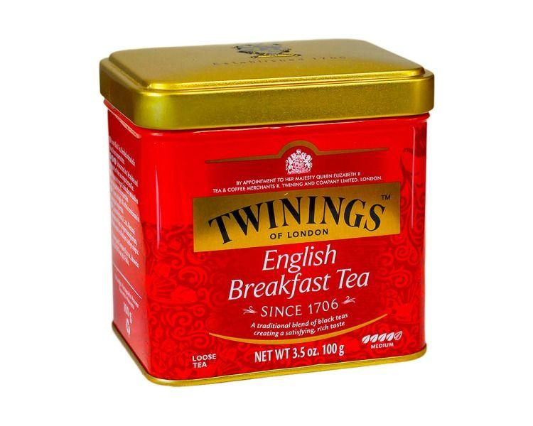 Чай черный листовой Twinings English Breakfast, 100 г