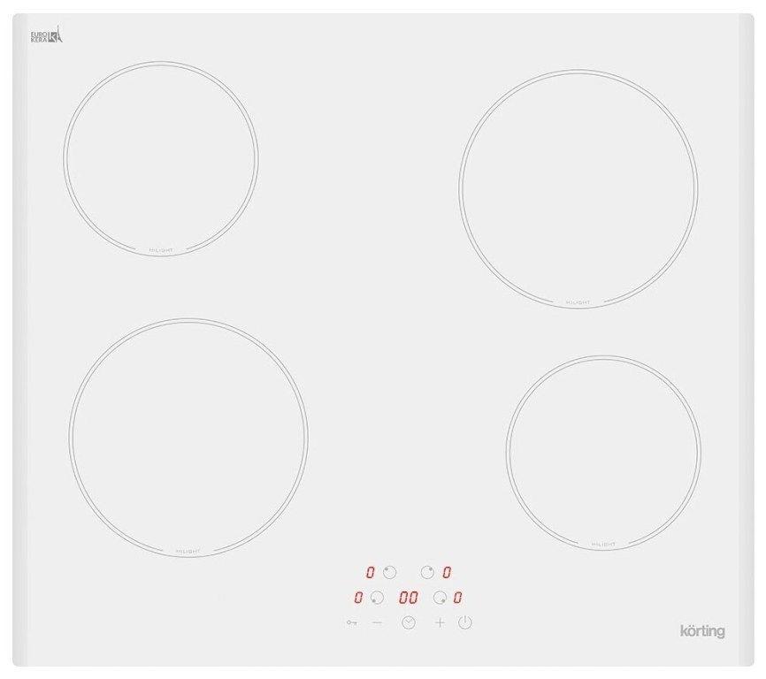 Korting  варочная панель Электрическая варочная поверхность Korting HK 60003 BW