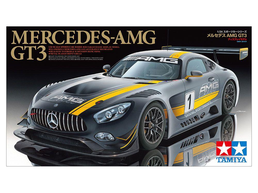 Сборная пластиковая модель TAMIYA 1/24 автомобиль Mercedes-AMG GT3