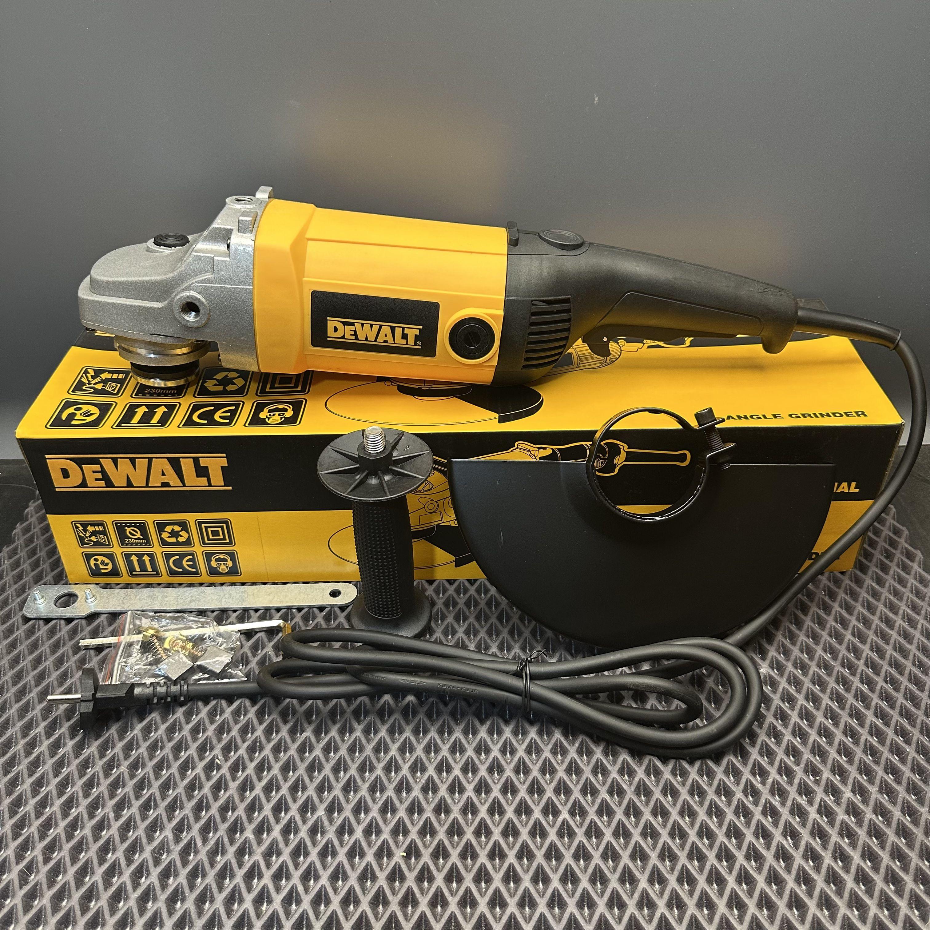 Болгарка электрическая DeWALT 2600W 230мм/Шлифмашина угловая/УШМ 230мм с поворотной ручкой