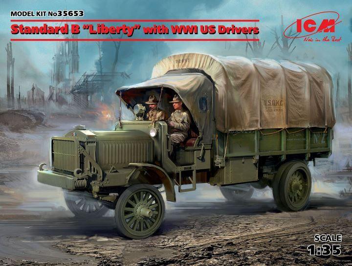 35653 ICM Standart B "Liberty" с водителями 1/35