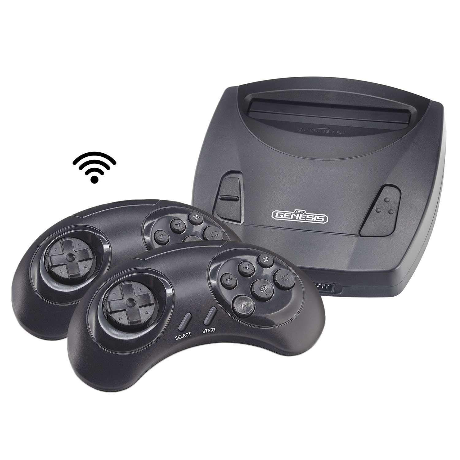 Retro Genesis 8 Bit Junior Wireless + 300 игр (AV кабель, 2 беспроводных джойстика)