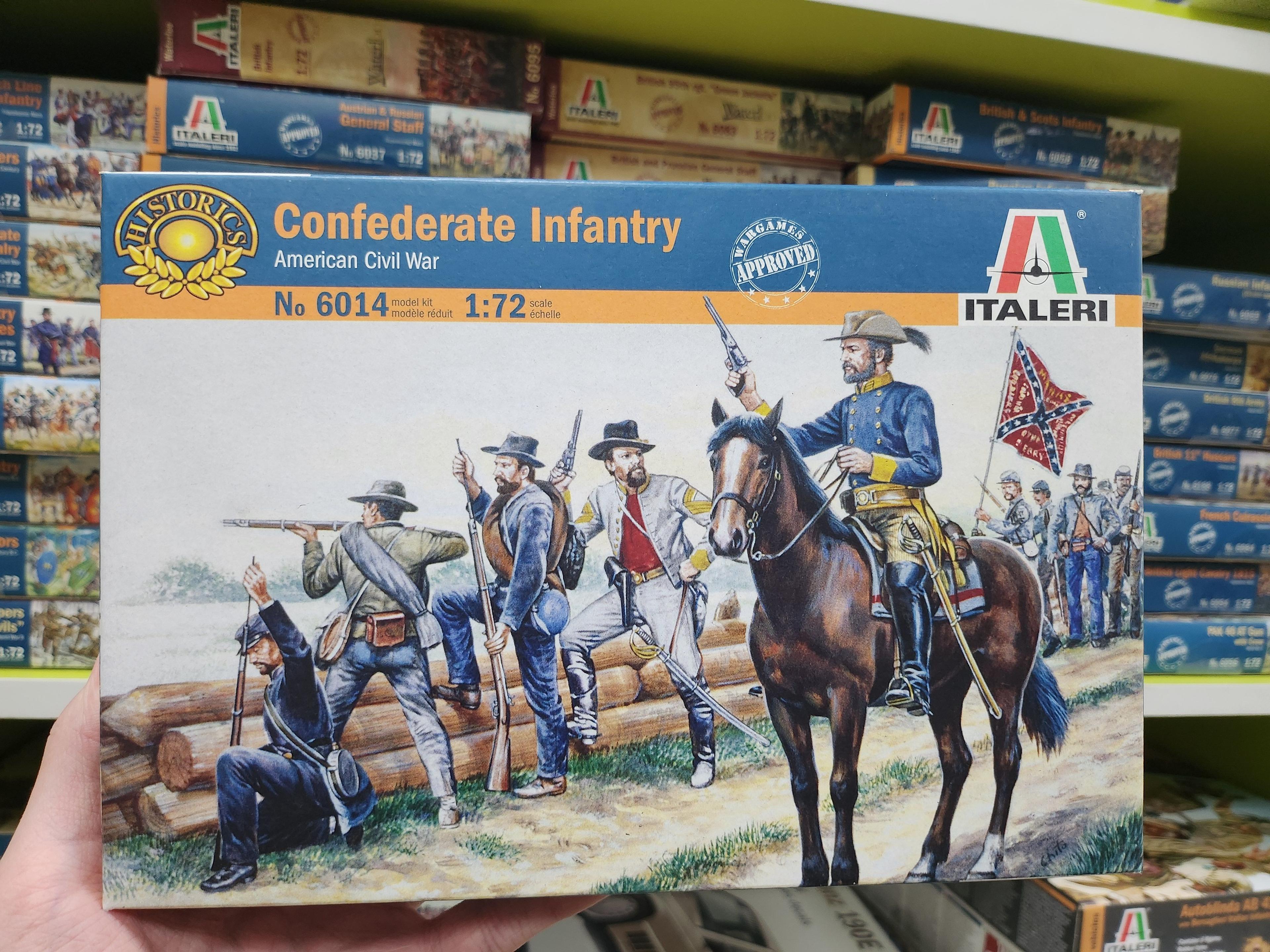 Игрушка солдаты CONFEDERATE TROOPS (AMERICAN CIVIL WAR) (1:72) 6014