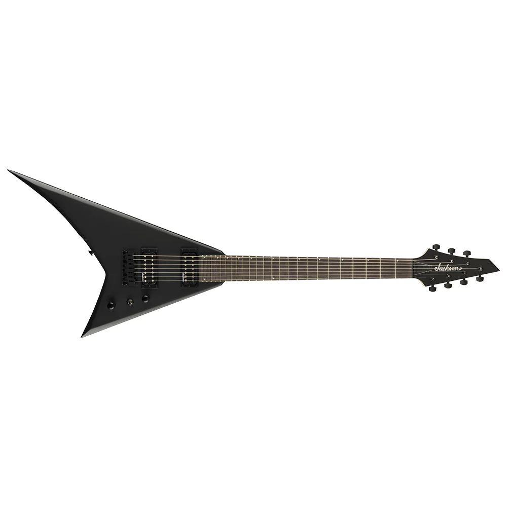 Jackson Электрогитара 7-струнная JS Series Rhoads JS22-7 RR HT Satin Black 7-струнная, корпус Тополь 4/4