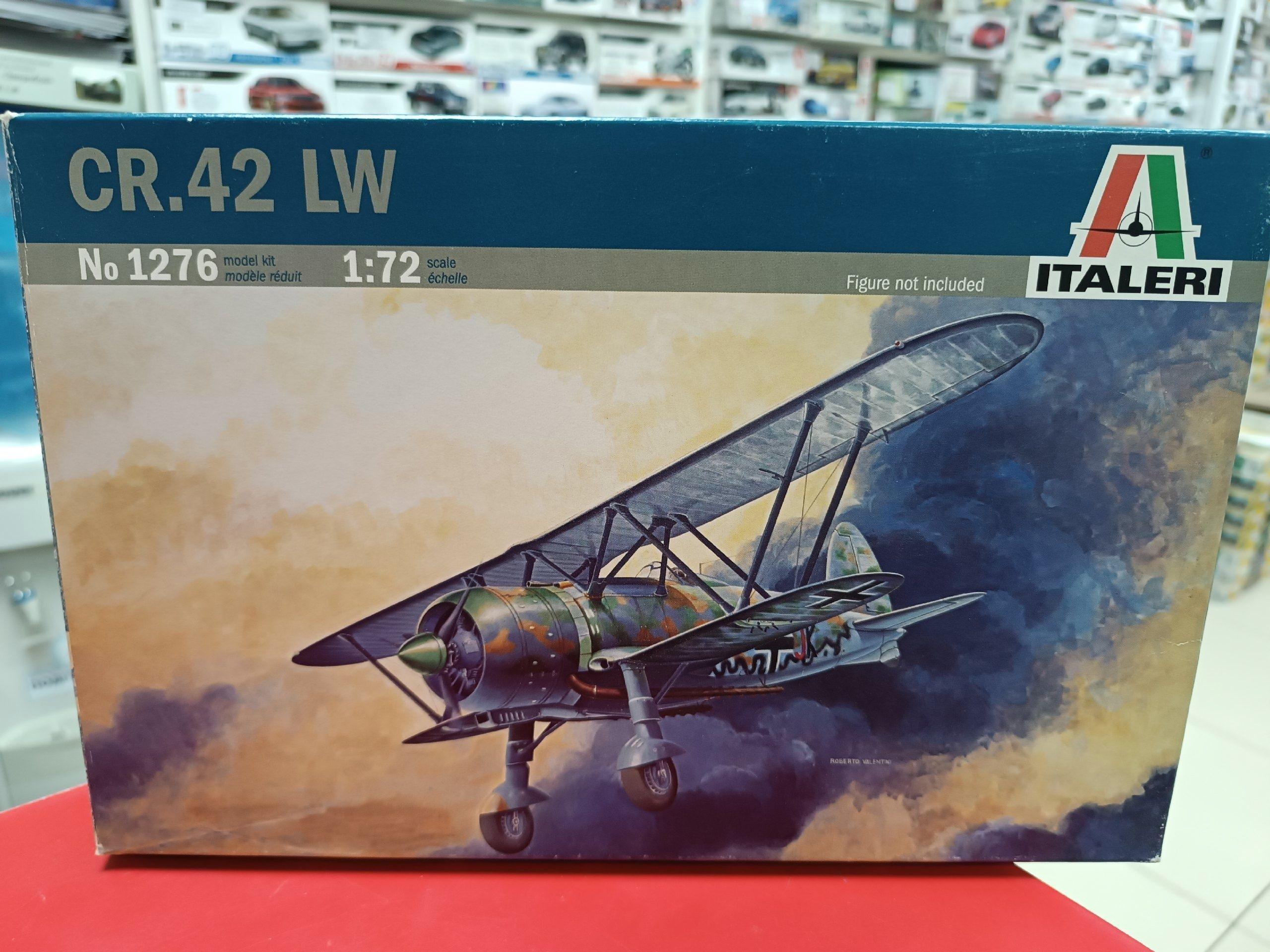 Сборная модель вертолета 1:72 italeri 1276 Немецкий истребитель CR.42 LW