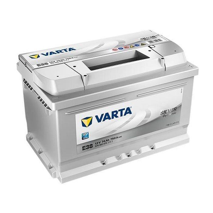 Varta 574402075 Аккумулятор Silver Dynamic 74 А/ч обратная R+ E38 278x175x175 EN750 А