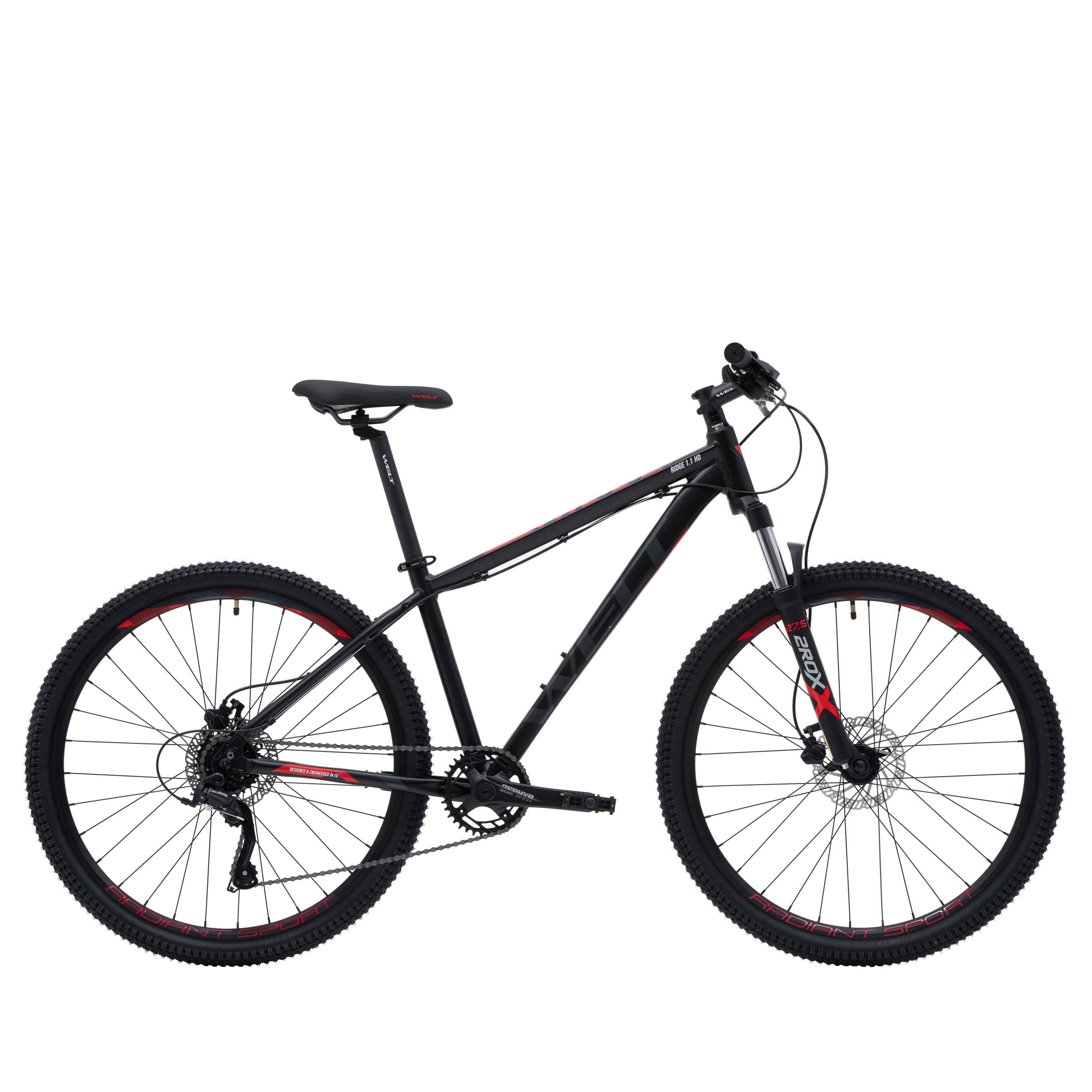 Welt Cycle | Велосипед Welt Ridge 1.1 Hd 27 2024 Matt Black (Дюйм:18)