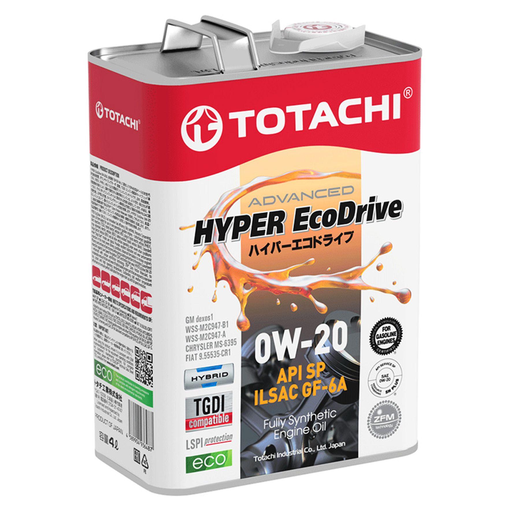 TOTACHI | TOTACHI 0W-20 Масло моторное, Синтетическое, 4 л