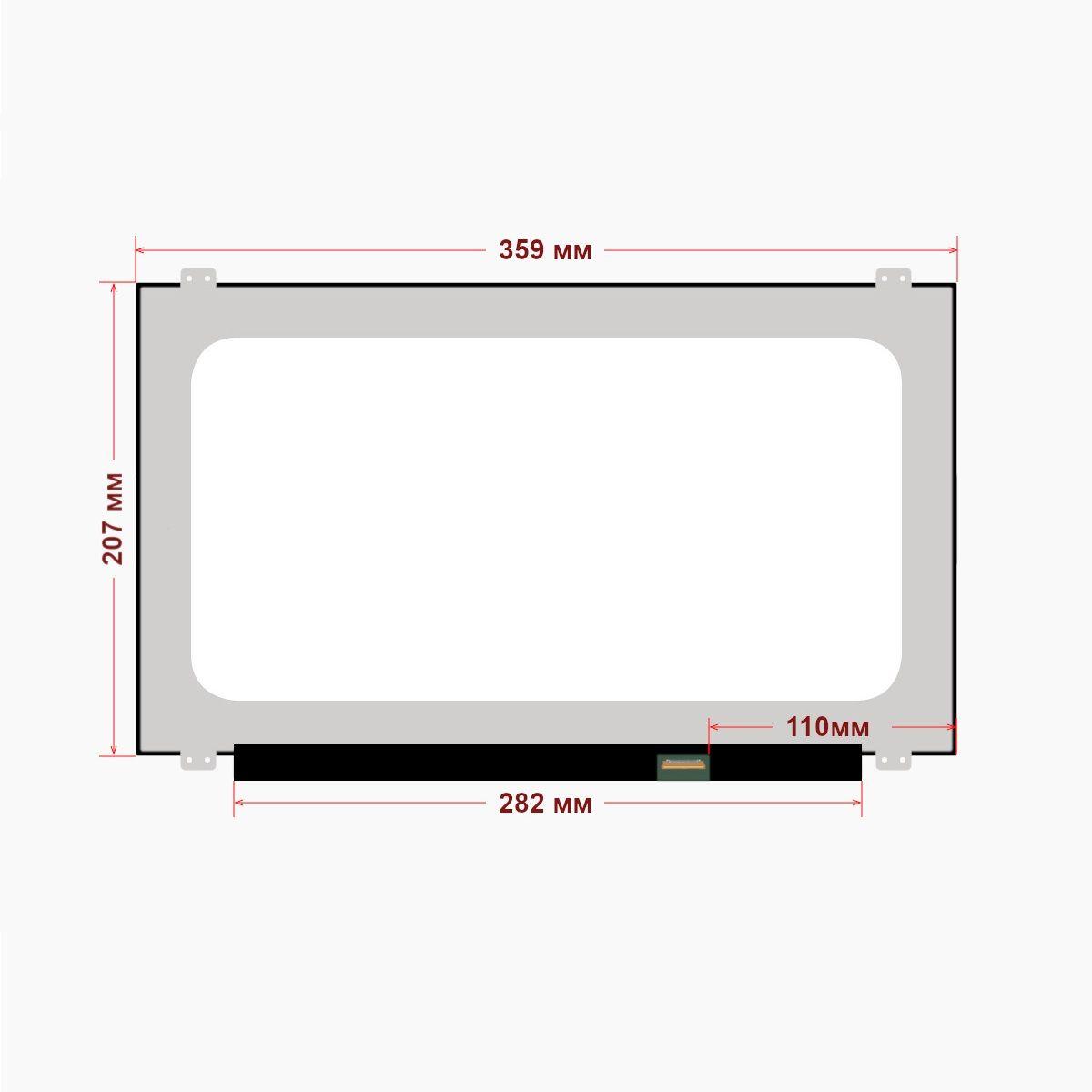 Матрица N156BGA-EA2, 15.6", 30 pin eDP, 1366x768