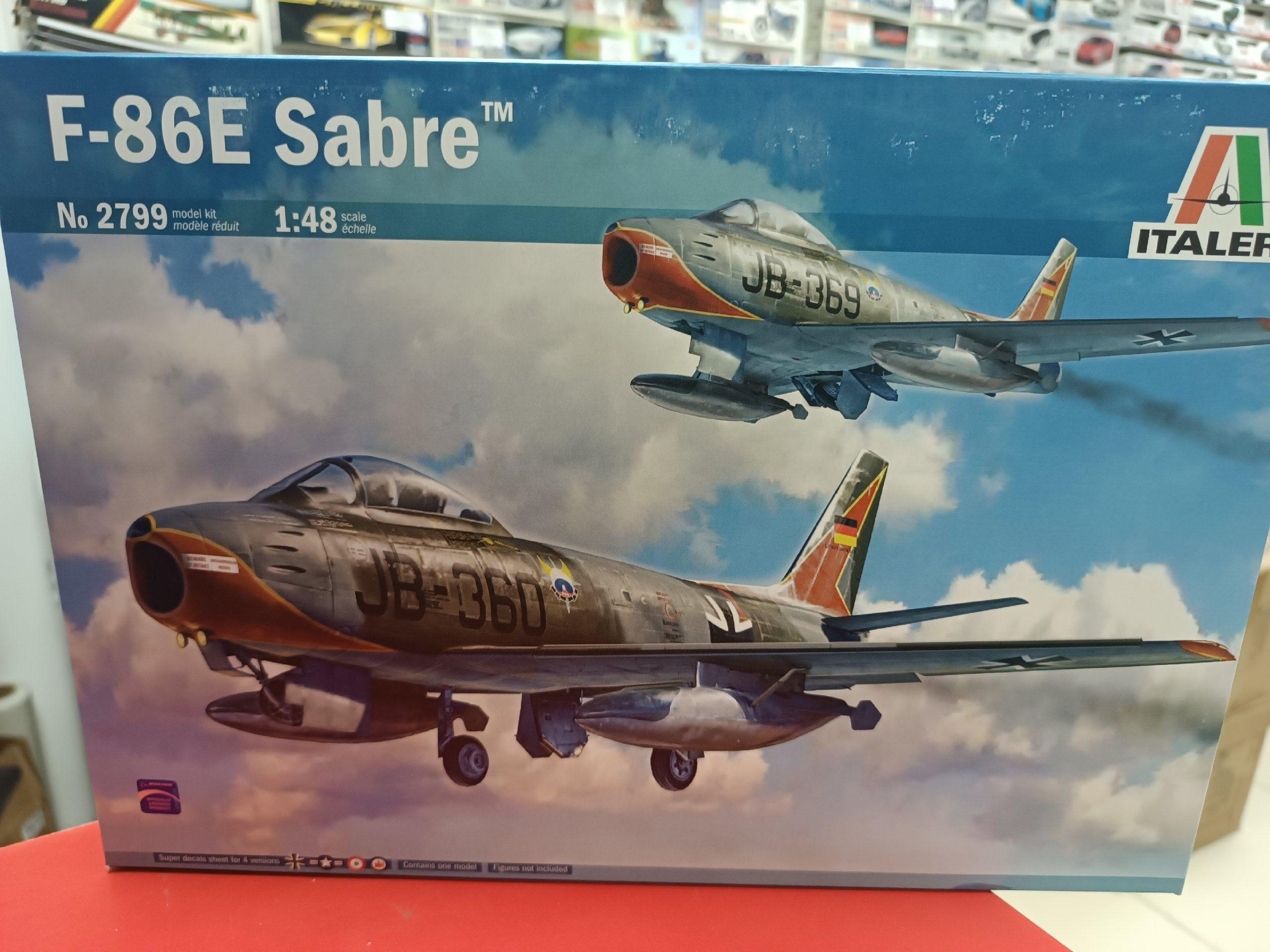 Сборная модель самолета 1:48 italeri 2799ИТ Самолет F-86E "Sabre"