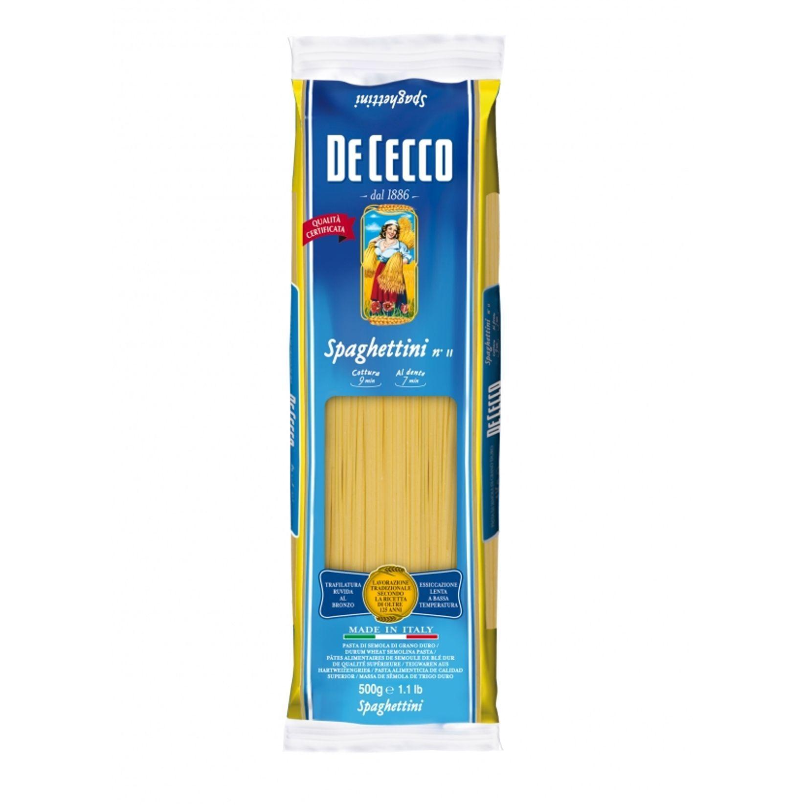 Макаронные изделия De Cecco № 11 Spaghettini Спагетти 500 г