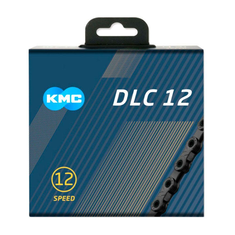 KMC цепь DLC12 - speed 12, links 126 (1/2" X 11/128", dlc black)