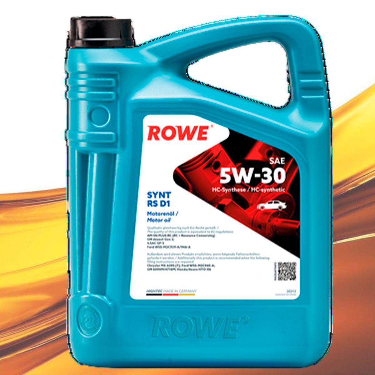 ROWE rowe 5W-30 Масло моторное, Полусинтетическое, 4 л