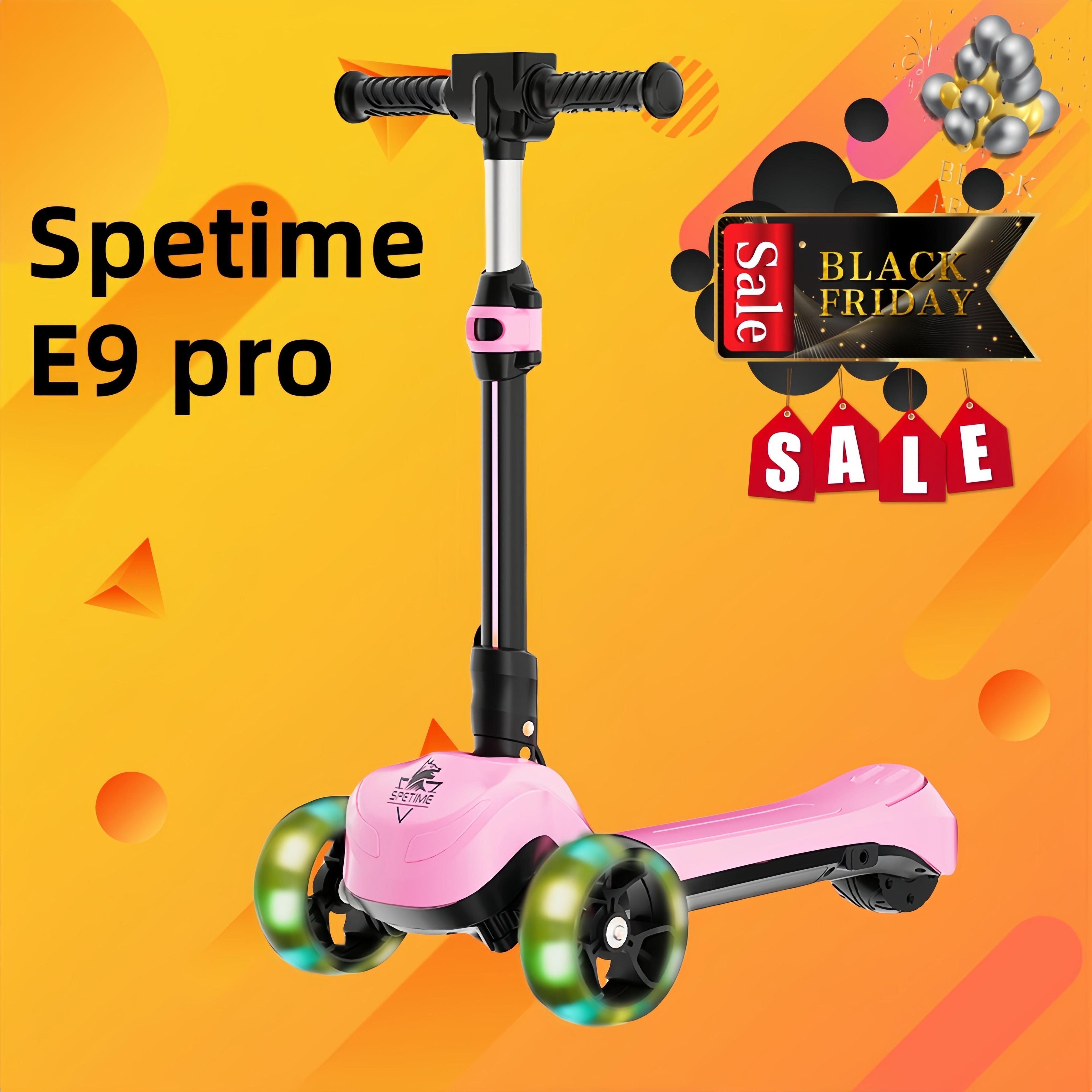 Spetime E9 pro pink Детский электрический самокат, Электросамокат