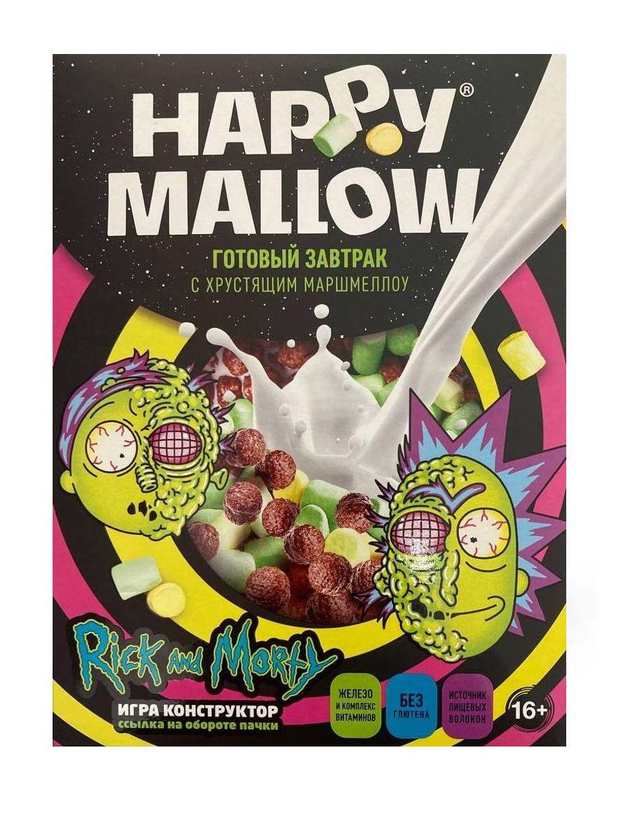 HAPPY MALLOW Rick and Morty Сухой Завтрак с Мягким Маршмелоу 240г