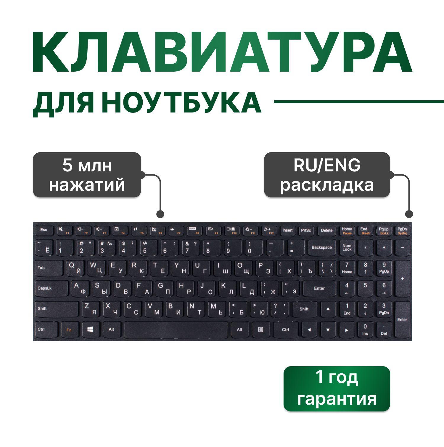 Клавиатура с рамкой для Lenovo B50-30, G50-70, B50-45, B50-70, ideapad 300-15IBR, ideapad 300-15ISK и др