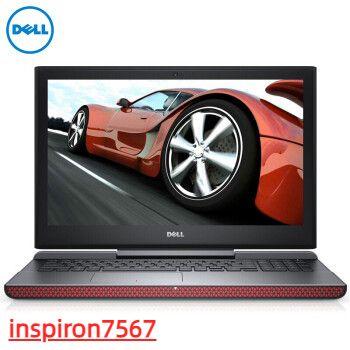 Dell inspiron7567 Игровой ноутбук 15.6", Intel Core i7-7700HQ, RAM 16 ГБ, SSHD, NVIDIA GeForce GTX 1050 Ti (4 Гб), Windows Pro, черный, Английская раскладка